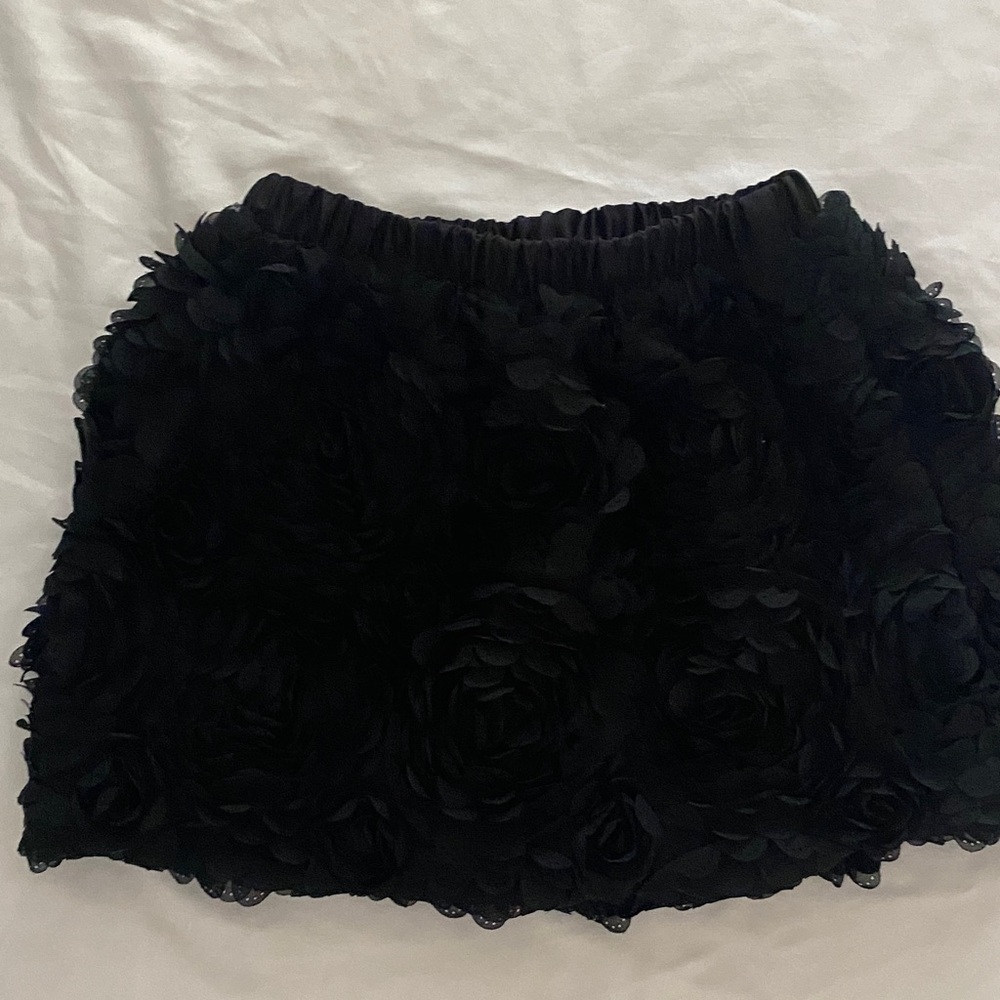 Cherokee Black Textured Mini Skirt